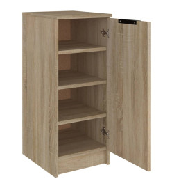 Armoire à chaussures Chêne Sonoma 30x35x70 cm Bois d'ingénierie