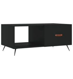 Table basse noir 90x50x40 cm bois d'ingénierie