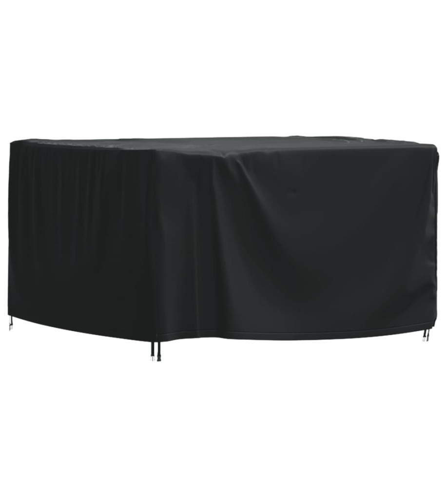 Housse de salon de jardin noir 113x113x73 cm imperméable 420D