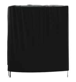 Housse de salon de jardin noir 140x70x90 cm imperméable 420D