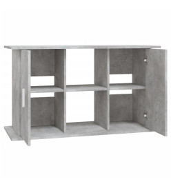 Support pour aquarium gris béton 101x41x58 cm bois d'ingénierie