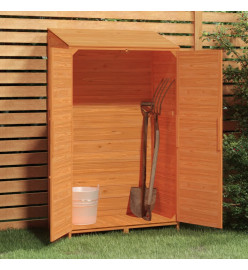 Remise de jardin Marron 102x52x174,5 cm Bois de sapin solide