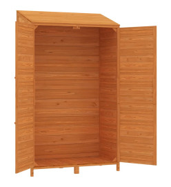 Remise de jardin Marron 102x52x174,5 cm Bois de sapin solide