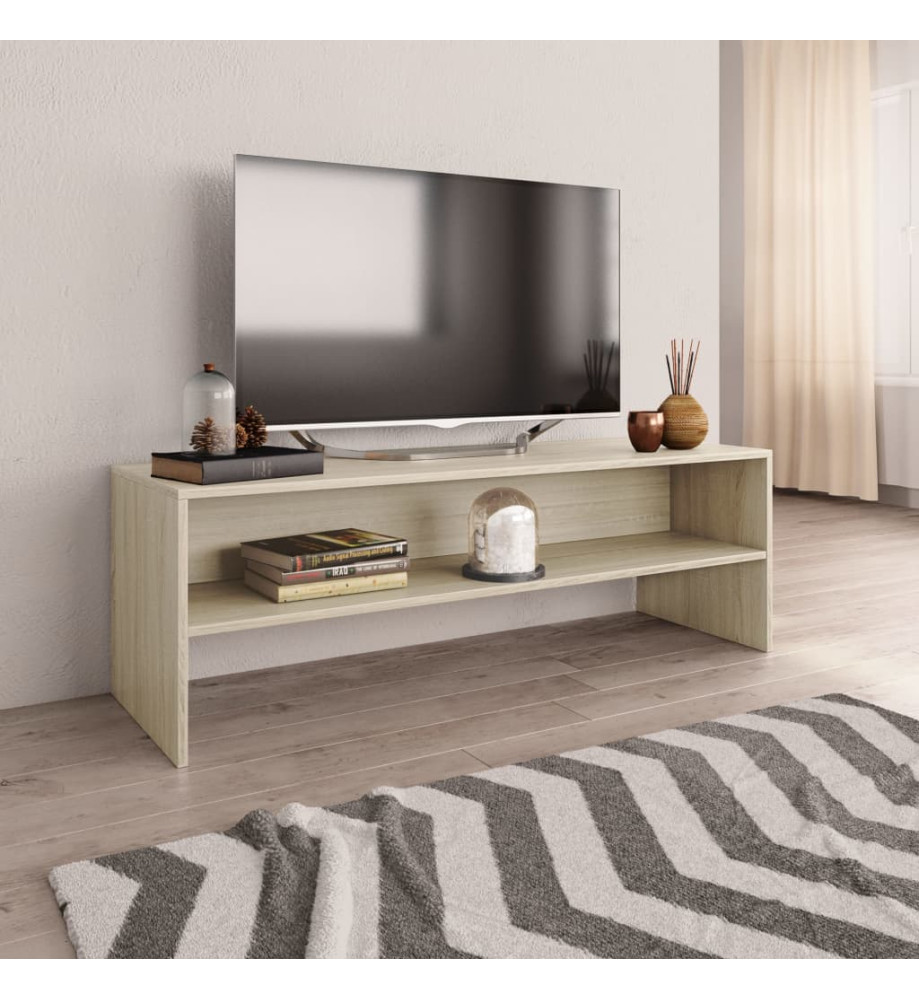 Meuble TV Chêne sonoma 120 x 40 x 40 cm Aggloméré