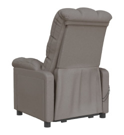 Fauteuil électrique de massage Taupe Tissu