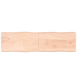 Dessus de table bois chêne massif non traité bordure assortie