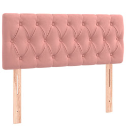 Tête de lit Rose 90x7x78/88 cm Velours