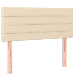 Tête de lit Crème 80x5x78/88 cm Tissu