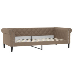 Lit de jour cappuccino 80x200 cm similicuir