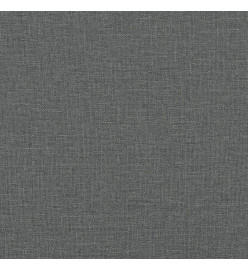 Lit de repos gris foncé 100x200 cm tissu