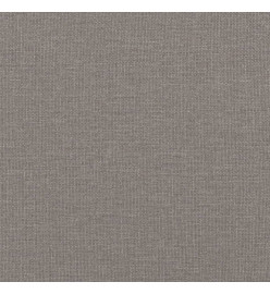 Lit de jour avec matelas taupe 100x200 cm tissu