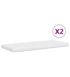 Lit de jour avec gigogne et matelas taupe 100x200 cm tissu