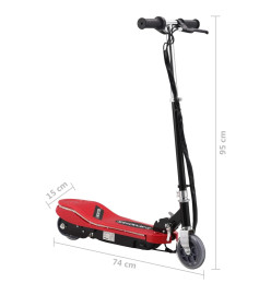 Trottinette électrique avec LED 120 W Rouge