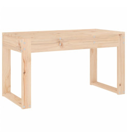 Banc de jardin 80x38x45 cm bois massif de pin