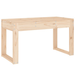 Banc de jardin 80x38x45 cm bois massif de pin