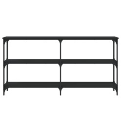 Table console noir 150x29x75 cm bois d'ingénierie
