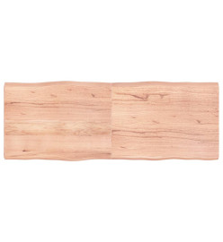 Dessus de table bois chêne massif traité bordure assortie