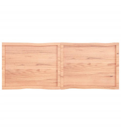 Dessus de table bois chêne massif traité bordure assortie