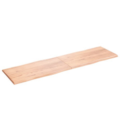 Dessus de table bois chêne massif traité bordure assortie