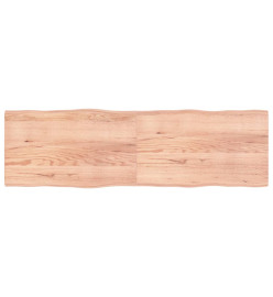 Dessus de table bois chêne massif traité bordure assortie