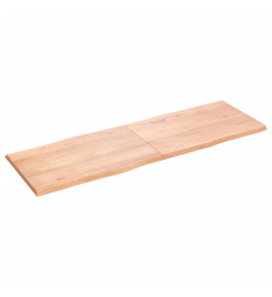 Dessus de table bois chêne massif traité bordure assortie