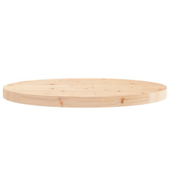 Dessus de table rond Ø60x3 cm bois de pin massif