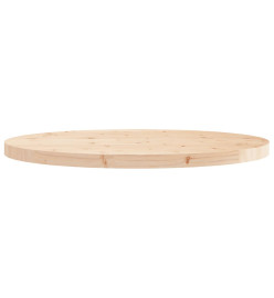 Dessus de table rond Ø80x3 cm bois de pin massif