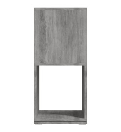 Armoire rotative Gris béton 34,5x34,5x75,5 cm Aggloméré