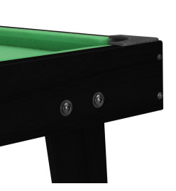 Mini table de billard 3 pieds 92x52x19 cm Noir et vert