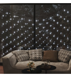 Filet lumineux blanc froid de Noël 4x4 m 544 LED Int/ext