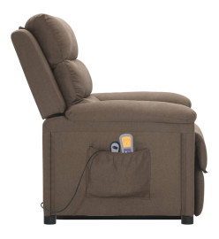 Fauteuil de massage Taupe Tissu