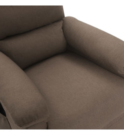 Fauteuil de massage Taupe Tissu