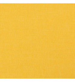 Coussins décoratifs 2 pcs Jaune clair 40x40 cm Tissu