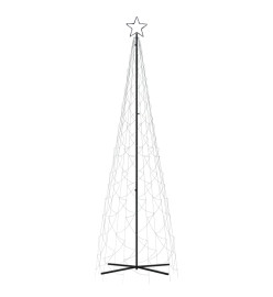 Arbre de Noël cône 500 LED Blanc froid 100x300 cm