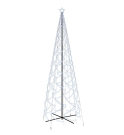 Arbre de Noël cône 1400 LED Blanc froid 160x500 cm