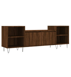 Meuble TV Chêne marron 160x35x55 cm Bois d'ingénierie