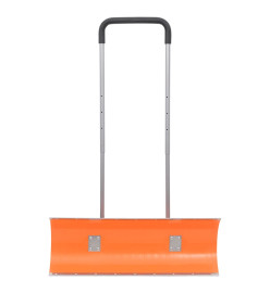 Pelle à neige avec poignée extensible orange 96cm lame en acier