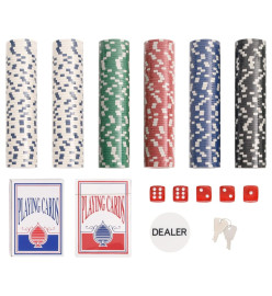 Jeu de jetons de poker 300 pcs 11,5 g