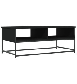 Table basse noir 100x51x40 cm bois d'ingénierie