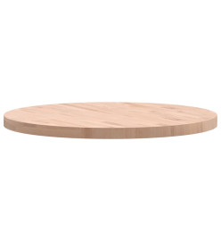 Dessus de table Ø80x4 cm rond bois massif de hêtre