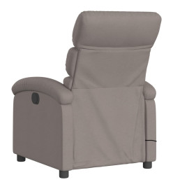 Fauteuil de massage inclinable Taupe Tissu