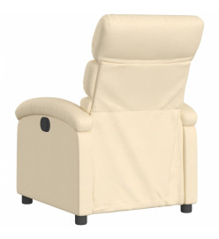 Fauteuil inclinable Crème Tissu