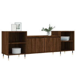 Meuble TV Chêne marron 160x35x55 cm Bois d'ingénierie