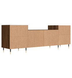 Meuble TV Chêne marron 160x35x55 cm Bois d'ingénierie