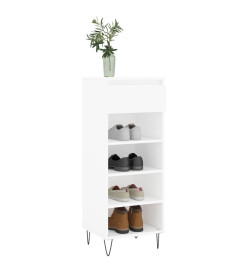 Armoire à chaussures Blanc 40x36x105 cm Bois d'ingénierie