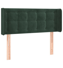 Tête de lit à LED Vert foncé 83x16x78/88 cm Velours
