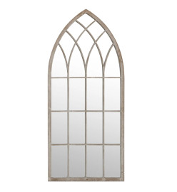 Miroir de jardin Sable 100x45cm Fer pour utilisation extérieure