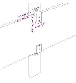 Têtes de lit 2 pcs Crème 90x5x78/88 cm Similicuir