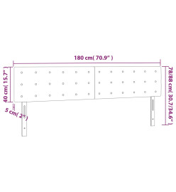 Têtes de lit 2 pcs Marron 90x5x78/88 cm Similicuir