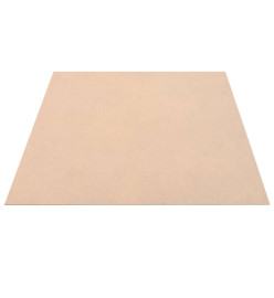 Plaque de MDF 20 pcs Carré 60 x 60 cm 2,5 mm